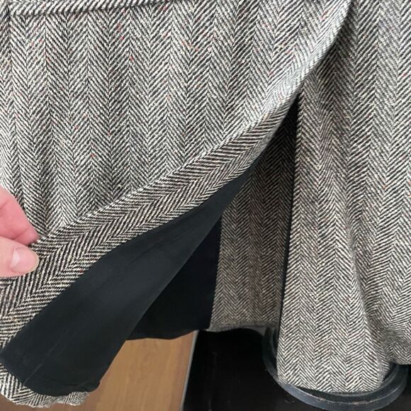 Vintage 70s Sears Men’s Shop Herringbone Tweed Sport Coat Union Made 46L - Picture 7 of 10